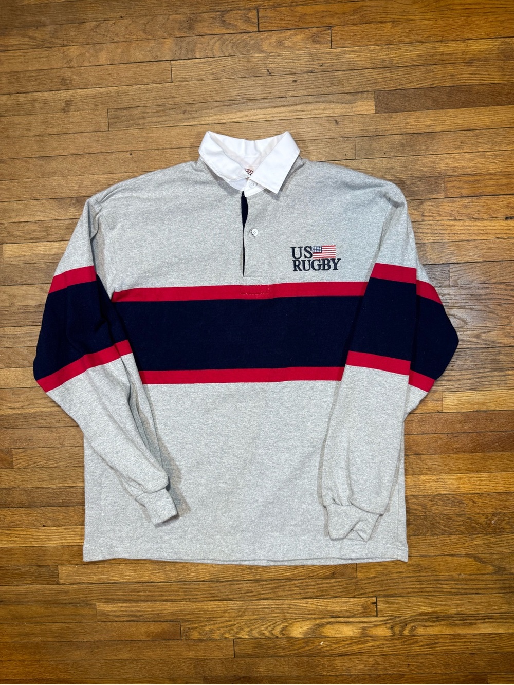 USA Oxford Striped Rugby Jersey